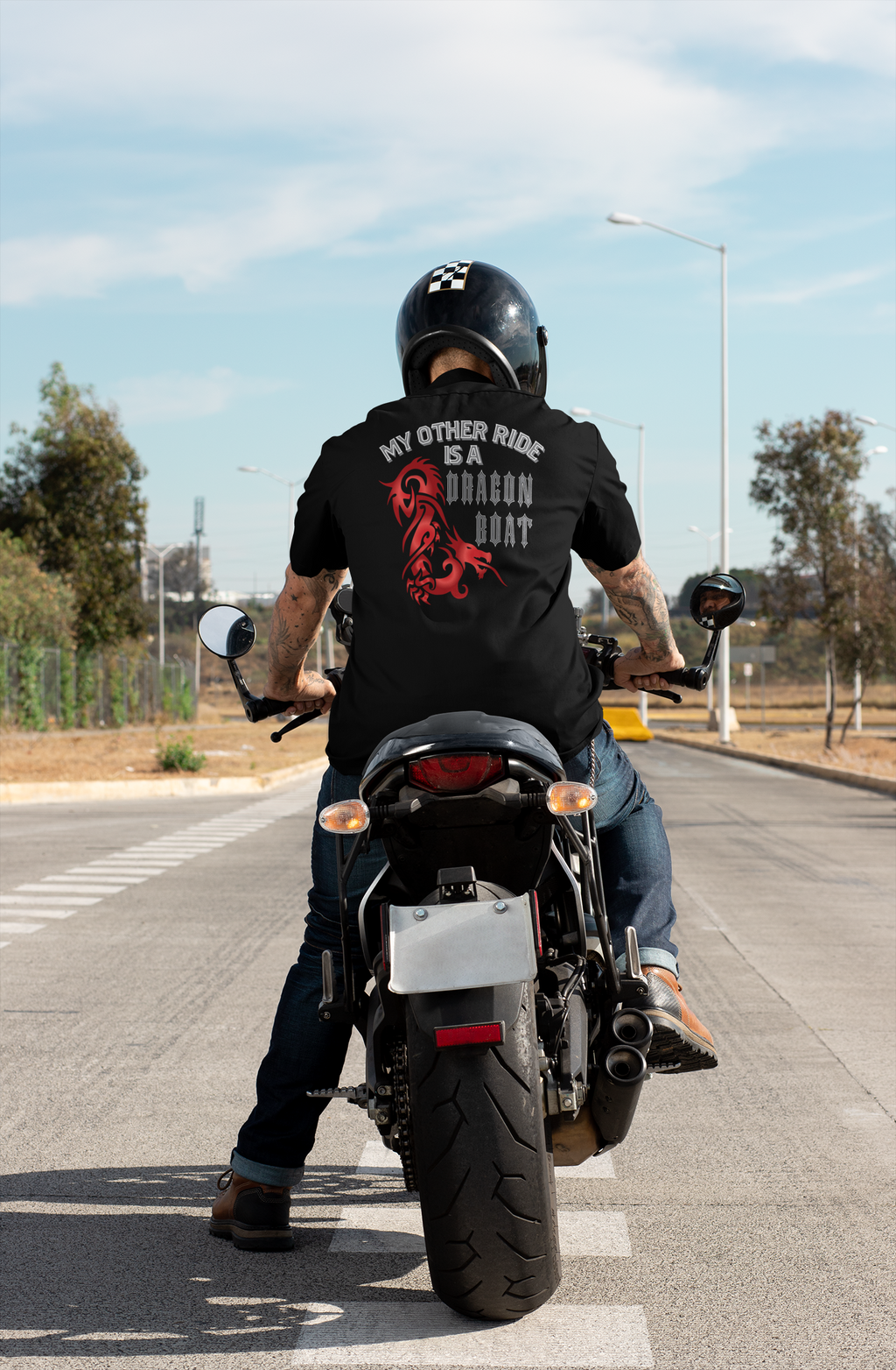 Dragon Boat T-Shirt | My Other Ride is a Dragon Boat | Motorcycle connoisseur | egans-creek.com