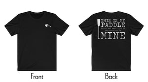 Dragon Boat T-shirt -Black | This is My Paddle | Dragon Boat Git Idea |egans-creek.com | egans-creek.com
