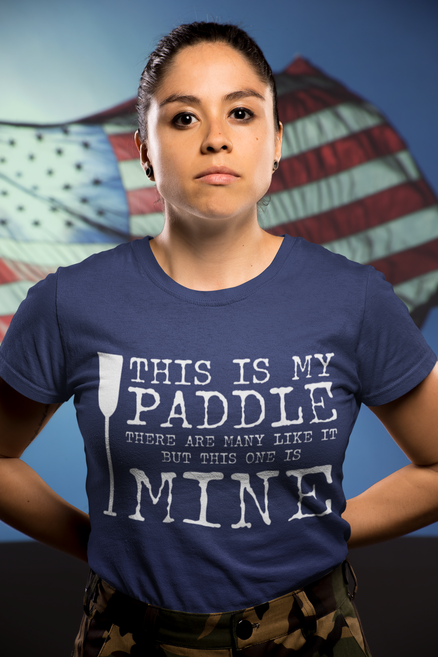 Women's Dragon Boat T-Shirt | This is My Paddle (Front Only)
