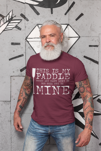 Men's Dragon Boat T-Shirt | This is My Paddle (Front Only)