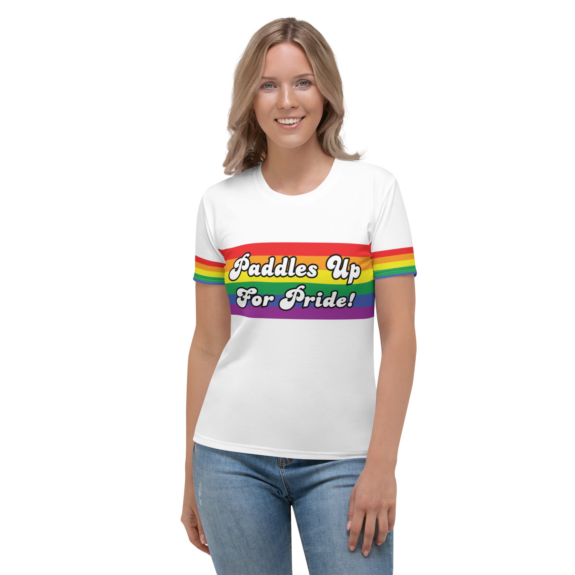 Women's T-shirt - Paddles Up For Pride!