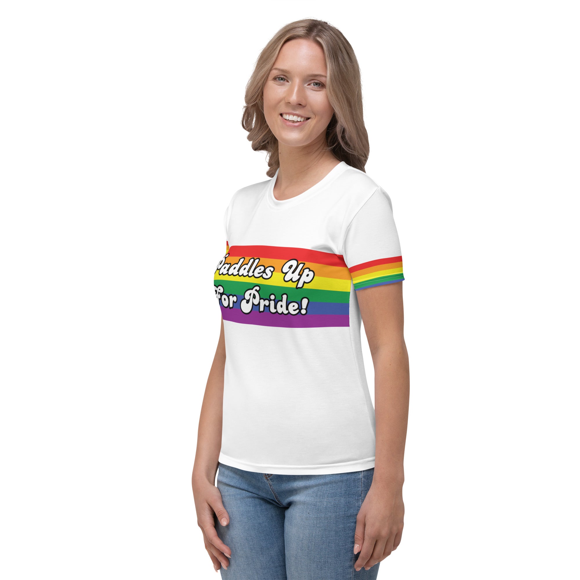 Women's T-shirt - Paddles Up For Pride!