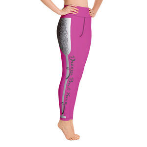 Women's High Waisted Leggings | Pink | Dragon Boat Sexy