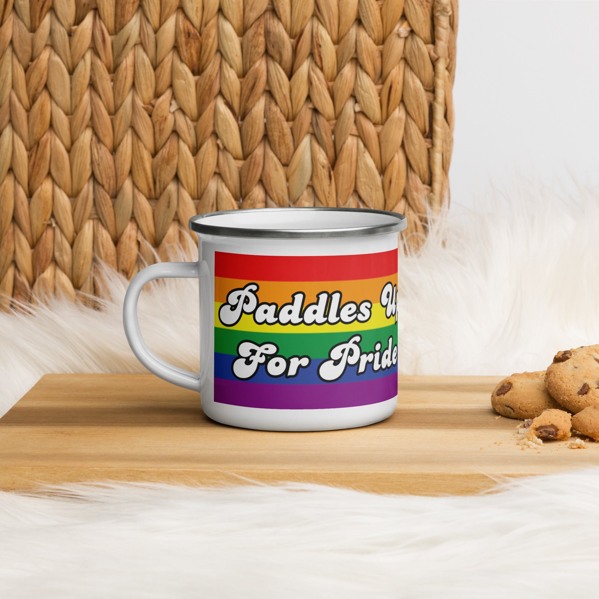 Paddles Up For Pride! What a great gift idea! Every Dragon Boat racer needs a unique mug. This one is lightweight, durable and multifunctional. They can use it for their favorite beverage or a hot meal, and attach it to their bag for easy access. 