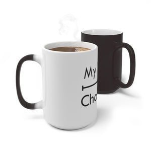 Bring a sense of magic and wonder to your breakfast table with this new age mug! Changing color right before your eyes it brings a sense of fun and curiosity to those around you. Coming in 11oz and 15oz sizes, this mug is the perfect way to enjoy your favorite warm drinks in style!