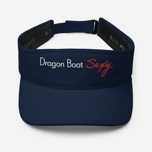 Unisex Navy Blue Visor | Dragon Boat Sexy | Proclaim your Dragon Boat Sexiness!