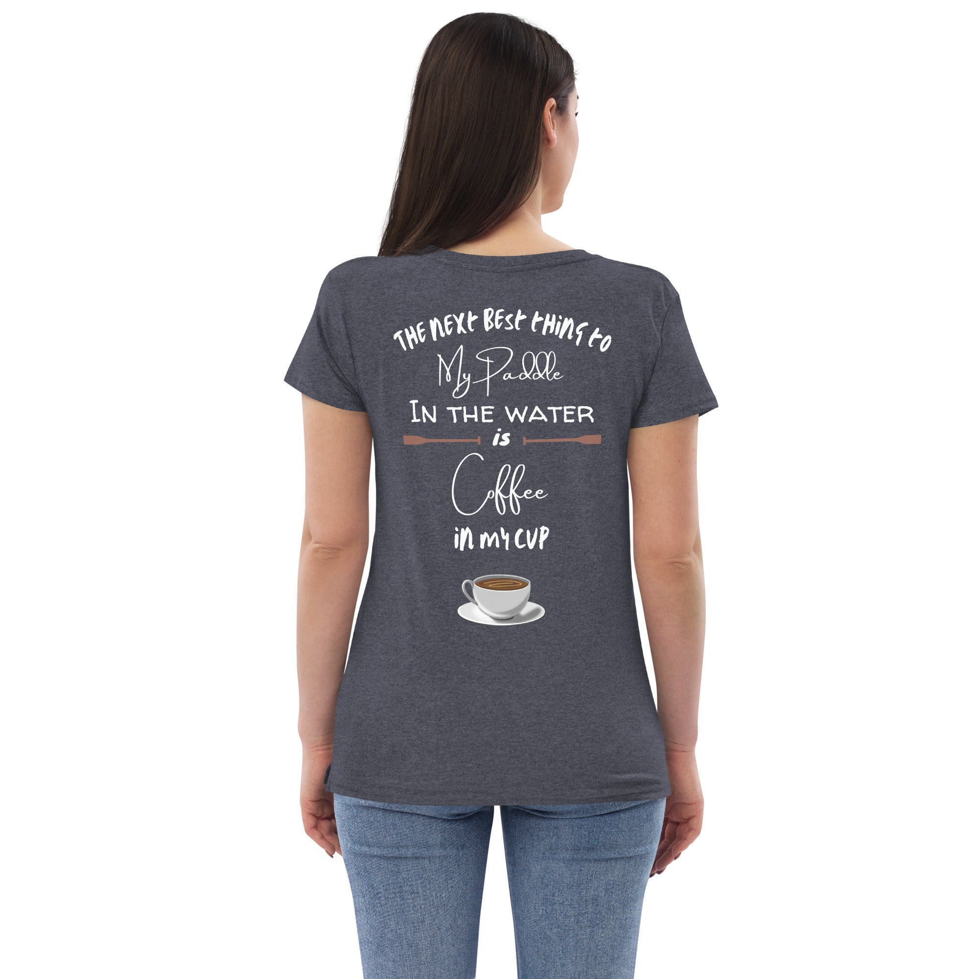 Women’s recycled v-neck t-shirt - Coffee in My Cup